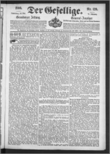 Der Gesellige : Graudenzer Zeitung 1900.05.24, Jg. 74, No. 120