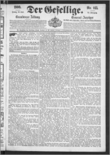 Der Gesellige : Graudenzer Zeitung 1900.06.22, Jg. 74, No. 143