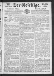 Der Gesellige : Graudenzer Zeitung 1900.06.23, Jg. 74, No. 144