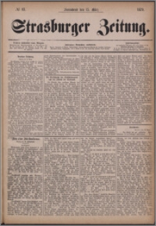 Strasburger Zeitung 15.03.1879, nr 63