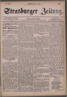 Strasburger Zeitung 01.06.1879, nr 126