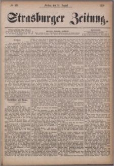 Strasburger Zeitung 15.08.1879, nr 189