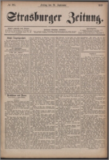 Strasburger Zeitung 26.09.1879, nr 225