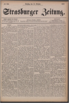 Strasburger Zeitung 14.10.1879, nr 240