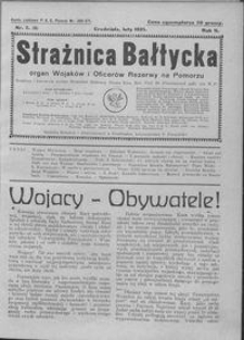 Strażnica Bałtycka 1925, R. 2, nr 2