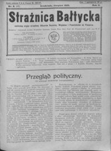 Strażnica Bałtycka 1925, R. 2, nr 8