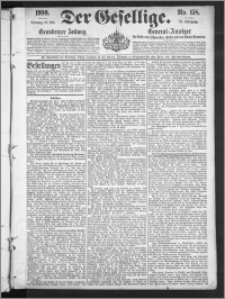 Der Gesellige : Graudenzer Zeitung 1900.07.10, Jg. 75, No. 158