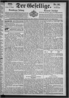 Der Gesellige : Graudenzer Zeitung 1900.08.24, Jg. 75, No. 197