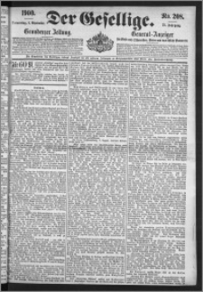 Der Gesellige : Graudenzer Zeitung 1900.09.06, Jg. 75, No. 208