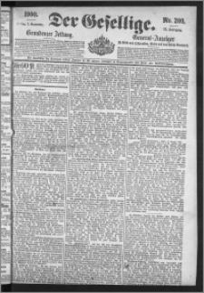 Der Gesellige : Graudenzer Zeitung 1900.09.07, Jg. 75, No. 209