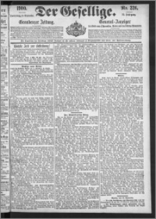 Der Gesellige : Graudenzer Zeitung 1900.09.27, Jg. 75, No. 226