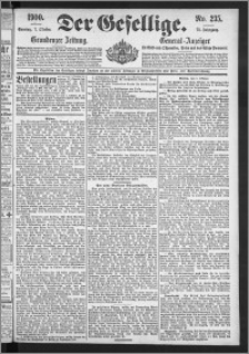 Der Gesellige : Graudenzer Zeitung 1900.10.07, Jg. 75, No. 235