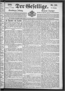 Der Gesellige : Graudenzer Zeitung 1900.10.21, Jg. 75, No. 247