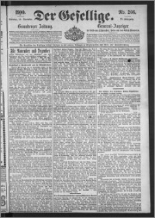 Der Gesellige : Graudenzer Zeitung 1900.11.13, Jg. 75, No. 266