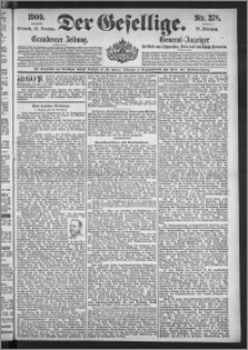 Der Gesellige : Graudenzer Zeitung 1900.11.28, Jg. 75, No. 278