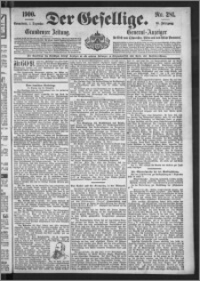 Der Gesellige : Graudenzer Zeitung 1900.12.01, Jg. 75, No. 281