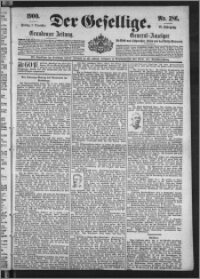 Der Gesellige : Graudenzer Zeitung 1900.12.07, Jg. 75, No. 286