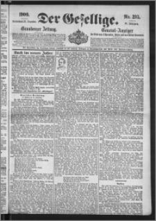 Der Gesellige : Graudenzer Zeitung 1900.12.15, Jg. 75, No. 293