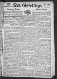 Der Gesellige : Graudenzer Zeitung 1900.12.29, Jg. 75, No. 303