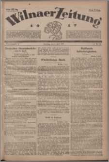 Wilnaer Zeitung 1917.04.03, no. 92