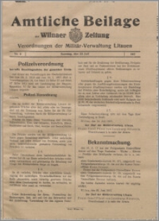 Wilnaer Zeitung 1917.07.22, no. 198