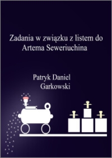 Zadania w związku z listem do Artema Seweriuchina