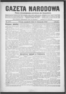 Gazeta Narodowa : pismo chrześcijańsko-narodowe dla wszystkich 1923.11.11, R. 1, nr 45