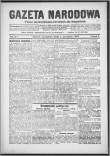Gazeta Narodowa : pismo chrześcijańsko-narodowe dla wszystkich 1923.12.02, R. 1, nr 51