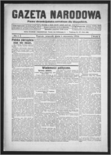 Gazeta Narodowa : pismo chrześcijańsko-narodowe dla wszystkich 1924.01.01, R. 2, nr 1