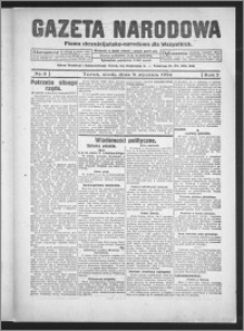 Gazeta Narodowa : pismo chrześcijańsko-narodowe dla wszystkich 1924.01.09, R. 2, nr 3