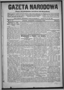 Gazeta Narodowa : pismo chrześcijańsko-narodowe dla wszystkich 1925.01.08, R. 3, nr 3