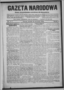 Gazeta Narodowa : pismo chrześcijańsko-narodowe dla wszystkich 1925.01.14, R. 3, nr 5