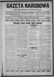 Gazeta Narodowa : pismo chrześcijańsko-narodowe dla ludu 1925.04.12, R. 3, nr 30 + Dodatek Ilustrowany "Gazety Narodowej"