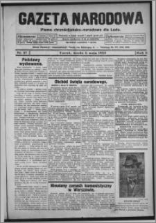 Gazeta Narodowa : pismo chrześcijańsko-narodowe dla ludu 1925.05.06, R. 3, nr 37