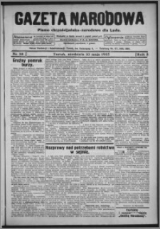 Gazeta Narodowa : pismo chrześcijańsko-narodowe dla ludu 1925.05.10, R. 3, nr 38