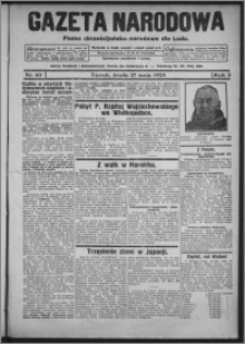 Gazeta Narodowa : pismo chrześcijańsko-narodowe dla ludu 1925.05.27, R. 3, nr 43