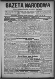 Gazeta Narodowa : pismo chrześcijańsko-narodowe dla ludu 1925.06.21, R. 3, nr 50 + Dom Rodzinny nr 1