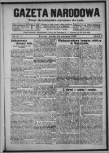 Gazeta Narodowa : pismo chrześcijańsko-narodowe dla ludu 1925.06.24, R. 3, nr 51 + Widnokrąg nr 2