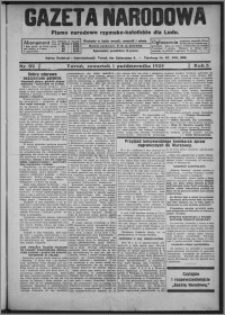Gazeta Narodowa : pismo chrześcijańsko-narodowe dla ludu 1925.10.01, R. 3, nr 92