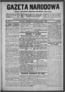 Gazeta Narodowa : pismo chrześcijańsko-narodowe dla ludu 1925.10.10, R. 3, nr 96 + Dom Rodzinny nr 17