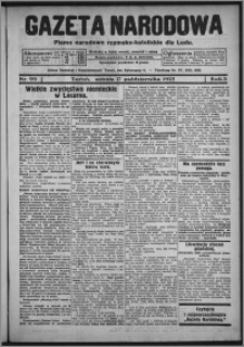 Gazeta Narodowa : pismo chrześcijańsko-narodowe dla ludu 1925.10.17, R. 3, nr 99 + Dom Rodzinny nr 18