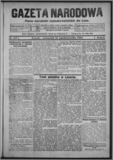 Gazeta Narodowa : pismo chrześcijańsko-narodowe dla ludu 1925.10.22, R. 3, nr 101