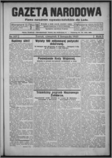 Gazeta Narodowa : pismo narodowe rzymsko-katolickie dla ludu 1925.11.05, R. 3, nr 107