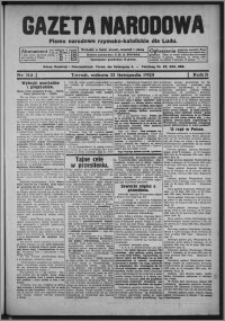 Gazeta Narodowa : pismo narodowe rzymsko-katolickie dla ludu 1925.11.21, R. 3, nr 114 + Dom Rodzinny nr 23