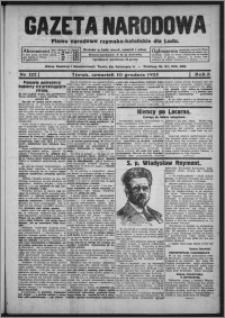 Gazeta Narodowa : pismo narodowe rzymsko-katolickie dla ludu 1925.12.10, R. 3, nr 122