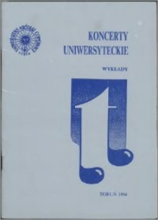 Koncerty Uniwersyteckie : wykłady