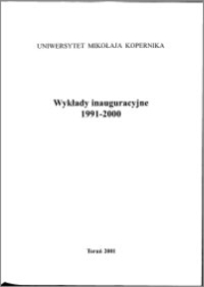 Wykłady inauguracyjne 1991-2000