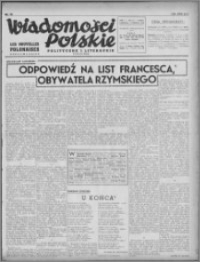 Wiadomości Polskie, Polityczne i Literackie 1940, R. 1, nr 12
