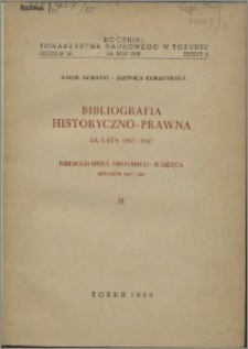 Bibliografia historyczno-prawna za lata 1937-1947 = Bibliographia historico-juridica annorum 1937-1947. 2