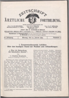 Zeitschrift für Ärztliche Fortbildung, Jg. 20 (1923) nr 2